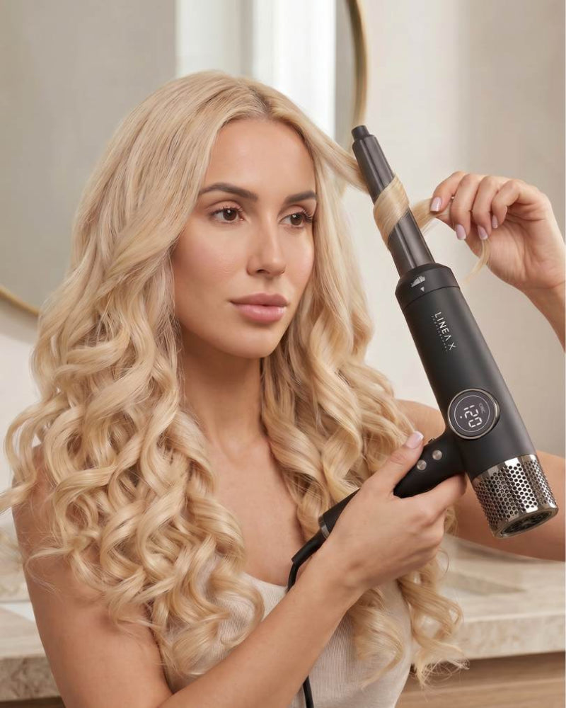 LINEA X Air Straight оформяне на руси къдрици
